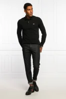 Polo tričko | Regular Fit Lacoste 	čierna	